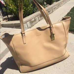 Faux Coach Purse - Large, Laptop Size